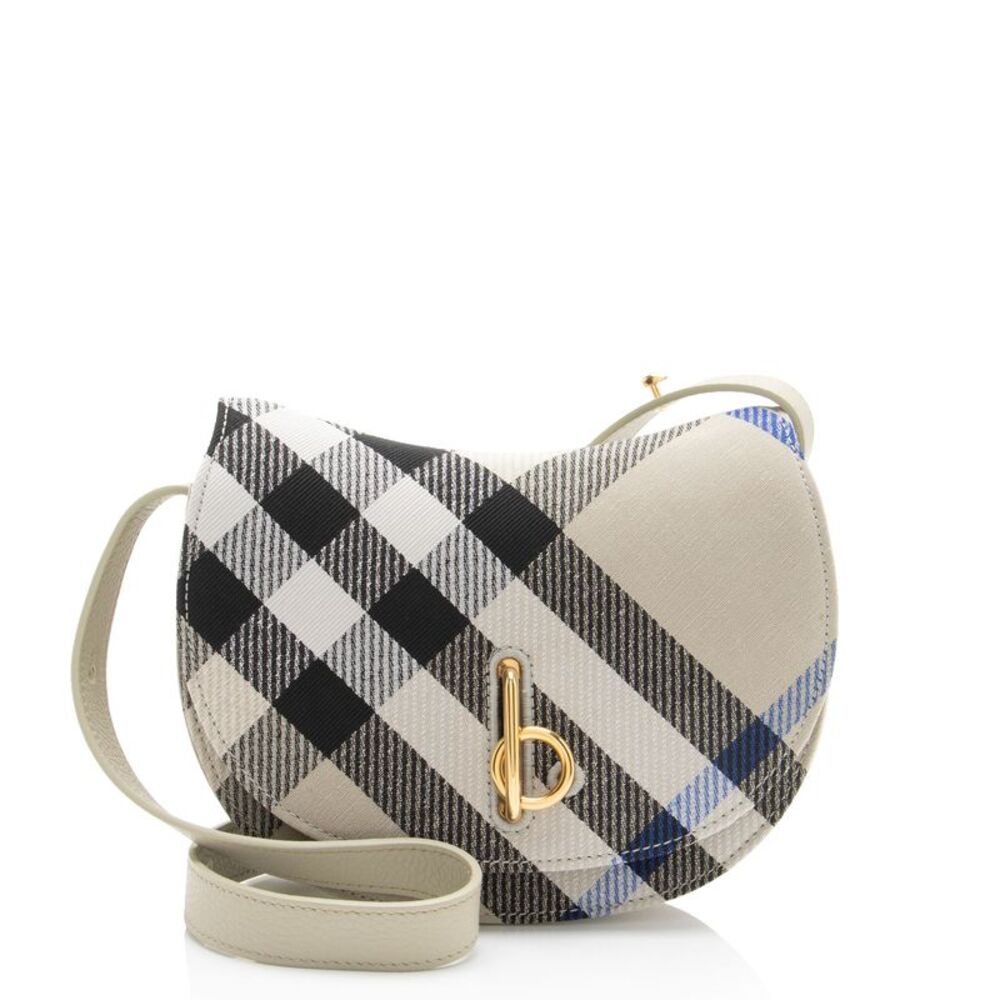 Burberry Jacquard Check Rocking Horse Mini Crossbody